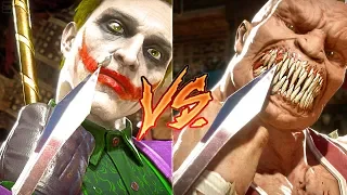 MK11 The Joker VS Real Victory Poses (Side by Side Comparison)