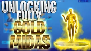 UNLOCKING FULLY GOLD MIDAS (What Level Do You Get The FULLY Gold Midas Style?)