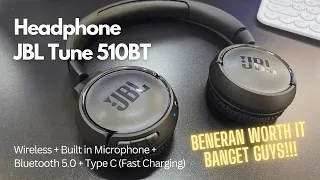 BAGUS BGT!, JBL Tune 510BT Headphone Wireless (Microphone Built In)