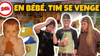 24h EN BÉBÉ, TIM PREND SA REVANCHE ! Ça tourne mal ! 😂😂