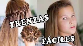 PEINADOS PASO A PASO FACILES Y BONITOS PARA ESCUELA | PEINADOS 2017 VUELTA AL COLE  TUTORIAL TRENZAS