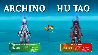 Arlechino vs Hu Tao !! Who is the Best Pyro DPS ?? [ Genshin Impact ]