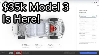 $35k Tesla Model 3 Is Finally Here!