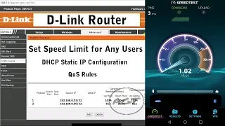 D-Link Router Bandwidth Control / Bandwidth Management (Set speed limit)