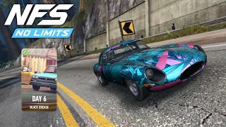 Jaguar E-Type Lightweight DAY 6 NFS No Limits West End Waves Gameplay Walkthrough