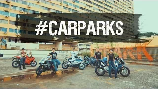 Big bikes in the spotlight at these stunning #carparks