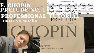 Chopin - Prelude no. 1 op. 28 in C major - Greg Niemczuk's Professional Piano Tutorial