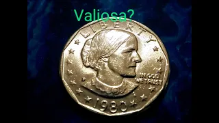 ***👉ME ENCONTRÉ LA MONEDA VALIOSA??💰💵 1980d susan b Anthony de un dollar ddr