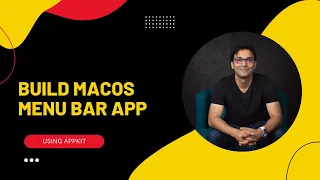 Creating Menu Bar App in macOS Using AppKit