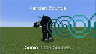 Minecraft: Warden Sonic Attack Sounds