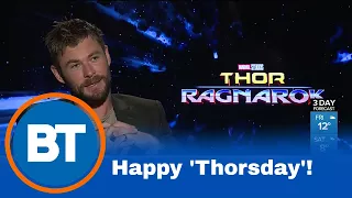 Happy 'Thorsday' with Chris Hemsworth and Mark Ruffalo