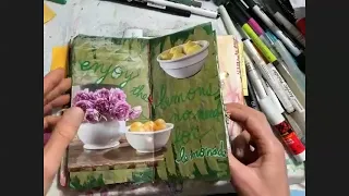 World Collage Day ArtJournalSnacks livestream playback 5.13.23