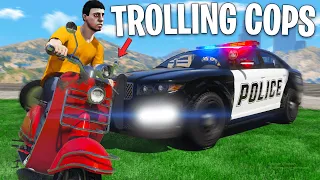 Running from Cops with 2500HP Moped in GTA 5 RP..