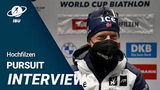 World Cup 22/23 Hochfilzen: Men Pursuit Interviews