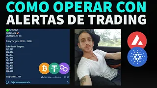 👉Como OPERAR Con SEÑALES de TRADING! Te Muestro Como Operar con Señales de Trading De Futuros y Spot