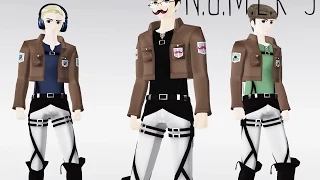 【MMD】N.U.M.B.E.R 9【attack on youtube】