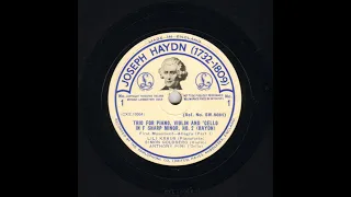 Kraus Goldberg Pini - Haydn (Parlophone SW 8089-92) 1939