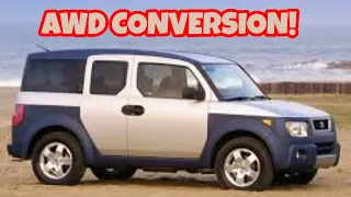 Converting a Honda Element to AWD from FWD Manual