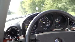 R107 280SL M110 0 - 160 km/h  Sound