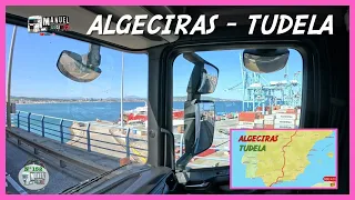 Viaje Algeciras a Tudela #tacógrafo #rutasdeviaje #camion #transporte #gps #seguridad #tips #trucos