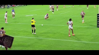 Broncos Vs Knights 2023 - Selwyn Cobbo first try