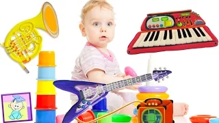 Musical Instruments for Kids – Baby's Reaction to Music | The Little Orchestra - MusicMakers