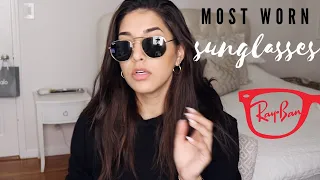 My Most Worn Ray Ban Sunglasses || Marshal,  Hexagonal, Marshal II Review