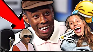 Reacting to Tyler, The Creator￼ Funniest moments😂!!￼