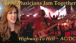 First Reaction ~ 1000 Musicians Jam Together ~ AC/DC Highway To Hell