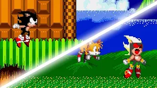 Sonic Hacks - Dark Sonic in Sonic the Hedgehog 2