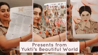 Yukti Kapoor received Presents from Yukti's Beautiful World