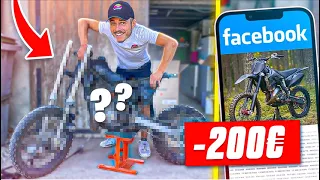 J'ACHETE LA MOTO LA MOINS CHERE DE FACBOOK - 200€