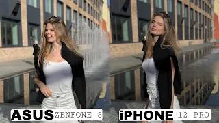 Asus Zenfone 8 Vs Iphone 12 Pro Camera Test Comparison