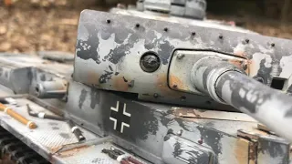 RC TANK with a WORKING BB GUN! Firing test. Panzer 3 Heng Long 1/16
