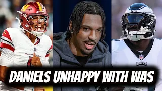 Jayden Daniels REFUSING To Play For Commanders + Patriots Want AJ Brown Trade!? Drake Maye Going #2?