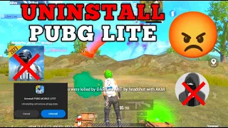 😭BY BY PUBG LITE 😢 | UNINSTALL PUBG LITE😟 | ALL JAADUGAR | #pubgmobilelite #pubglite #gamoboy