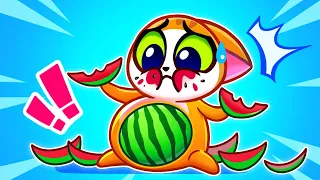 🙀 Baby, Don’t Overeat! 🍉🍕🍭|| Healthy Tips For Kids by Purr-Purr Tails 🐾