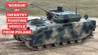 NEW BORSUK INFANTRY FIGHTING VEHICLE (bojowy wóz piechoty) from Poland, Military News Video