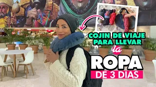 Tutorial para hacer un Cojín de Viaje y llevar tu ropa de 3 días.