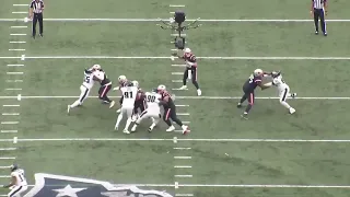 New England Patriots Mac Jones - Bad habit with recoil after throws Week 1 vs Eagles