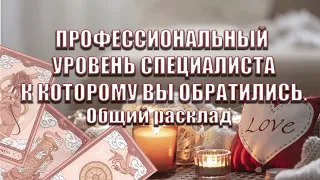 Как сложится сотрудничество с этим специалистом. Каков его профессиональный уровень?  Общий расклад.