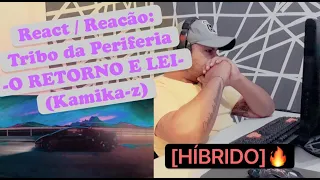 REACT / REACAO: Tribo da Periferia - O RETORNO É LEI​ [Híbrido] (Official Music Visualizer)