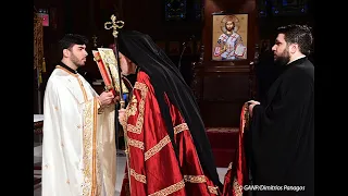 H.E. Archbishop Elpidophoros visited The Annunciation Greek Orthodox Church in NYC, NY.