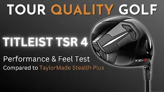 ABSOLUTE BEAST DRIVER! Titleist TSR4 vs TaylorMade Stealth Plus Driver