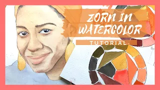 The Zorn Palette in Watercolor | Tutorial