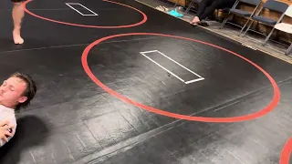 Blue Belt Tries To Wrestle Wrestler