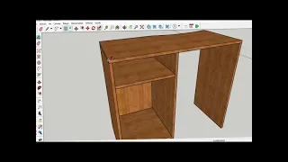 como hacer un escritorio media luna sketchup pro 2021 componentes dinámicos fácil y rápido