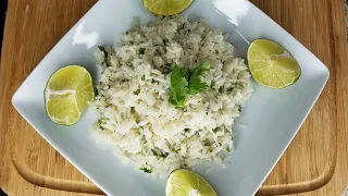 How To Make Fluffy Cilantro Lime Rice| How To Make chipotle's Cilantro Lime Rice