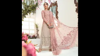 Ash Pink Luxury Maria.b  Chiffon Collection