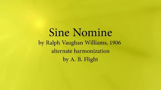 Sine Nomine Alternate Harmonization for organ - For All the Saints - Sheet Music